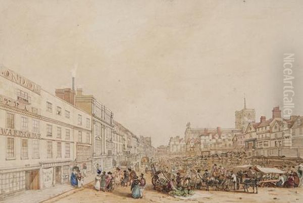 The Market Place, Norwich by David Hodgson