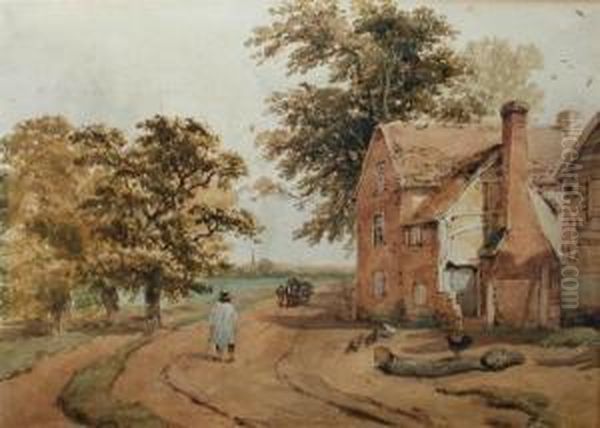 Country Lane Near Norwich - view 1