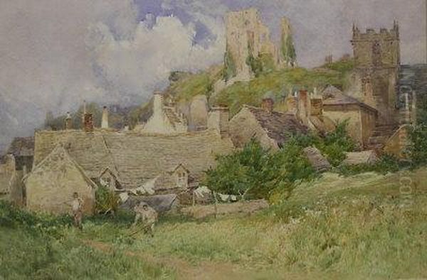 Corfe Castle - view 1