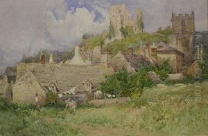 Corfe Castle by George Hodgson