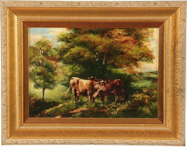 Two Cows By Hodgson - view 1