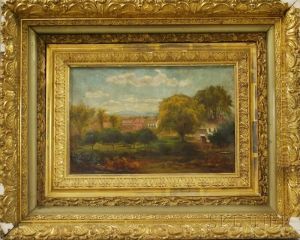 View Of A Homestead by Sylvester Phelps Hodgson