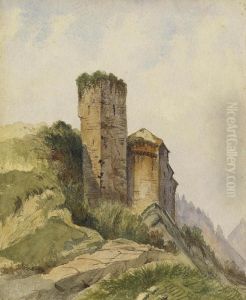 Burgruine by Ferdinand Hodler