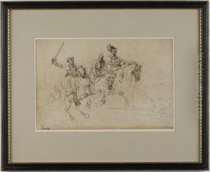 Soldiers On Horseback