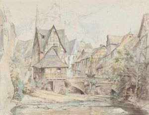 Monreal In Der Vordereifel by Adolf Joh. Hoeffler