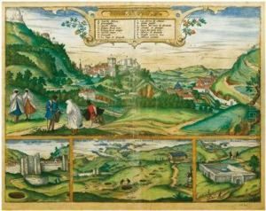 Amoenissimus Castri Granatensis,vulgo Alhambra Dicti, Ab... by Joris Hoefnagel