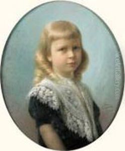 Portrait D'enfant by Alfred-Georges Hoen