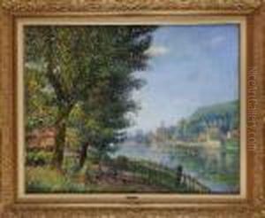 Vue De Moret Sur Loing by Paul Hoeniger