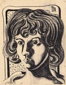 Frauenportrat by Heinrich Hoerle