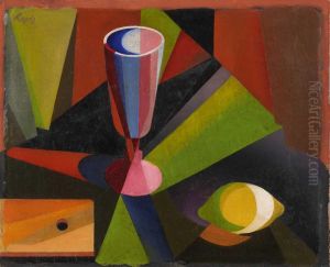 Stilleben Mit Glas Und Zitrone