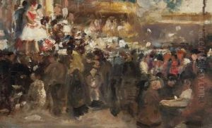 Scene De Kermesse by Emile Hoeterickx