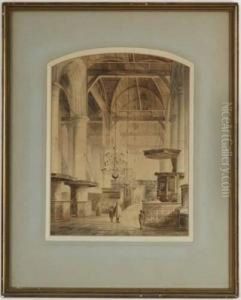 Interieur D'eglise by Antoni Hoeting