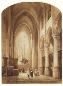 Cathedral Interior by Antoni Hoeting
