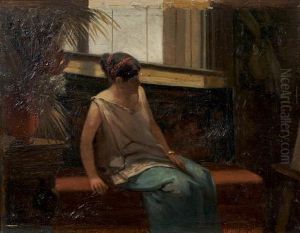 Seated Woman by Cornelis Willem Hoevenaar Sr.