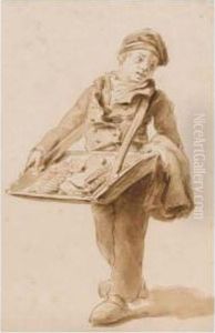 The Street Vendor by Willem Pieter Hoevenaar