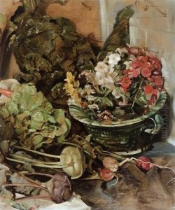 Kuchenstilleben by Louis Hofbauer