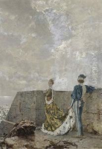 Ein Ernstes Gesprach. by Carl Heinrich Hoff