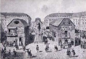 A/ Fete Foraine Sur La Place Vendome by Theodor Josef Hubert Hoffbauer