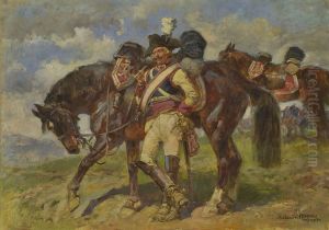 Preusischer Kurassier Der Zeit Konig Friedrichs Ii by Anton Hoffmann