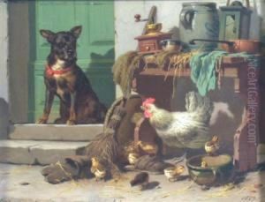 The Young Brood by Carl Heinrich Hoffmann