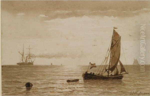 Sailing In Sunlit Waters - view 1