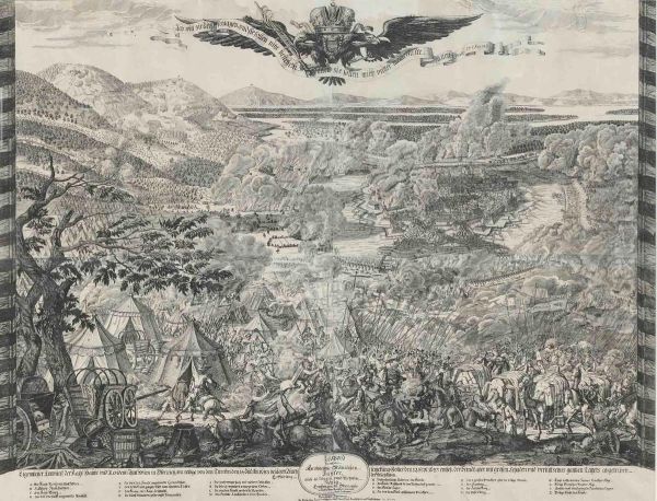 A Panoramic View Of The Siege Of Vienna - view 1