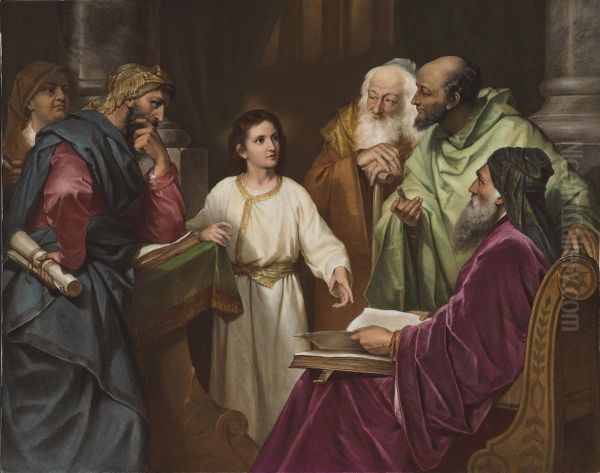 Christ In The Temple - view 1
