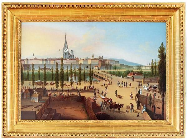Bilderuhr "der Kanalbau In Wien Im Jahr 1831 Zur Zeit Der Cholera - view 1
