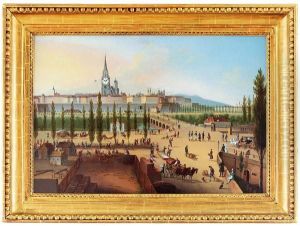 Bilderuhr "der Kanalbau In Wien Im Jahr 1831 Zur Zeit Der Cholera