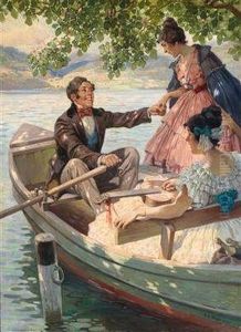 Einladung Zur Bootsfahrt Ander Donau by Rudolf Alfred Hoger