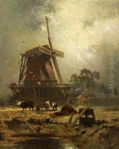 A Windmill by Charles Hoguet