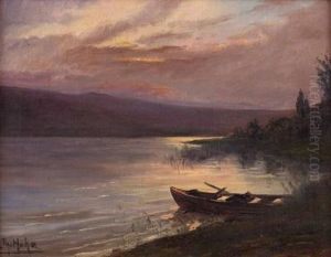 Abendstimmung Am Fluss