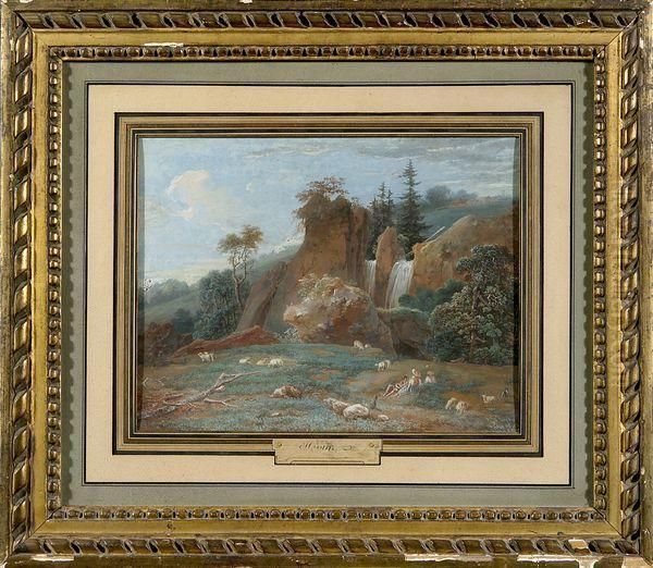 Pastorale Avec Cascade - view 1