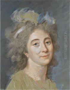 Portrait Of A Woman, Head And Shoulders