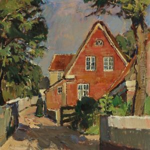 Scenery From Nordby, Fano by Niels Holbak