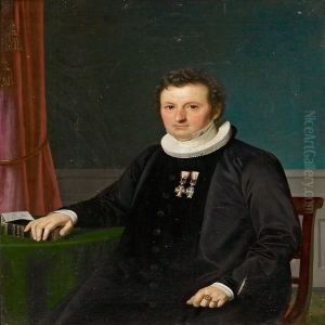 A Portrait Of Bishop N by Niels Peter Holbech