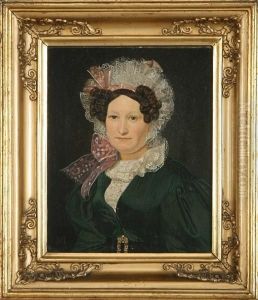 Portrait Of A Woman With Lace Bonnet