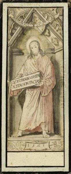 Christ In A Gable Niche - view 1