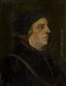 Portrait Of Sir William Butts, Bust-length, In Black Fur-trimmed Robes