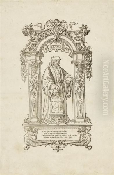 Erasmus Von Rotterdam In An Alcove - view 1