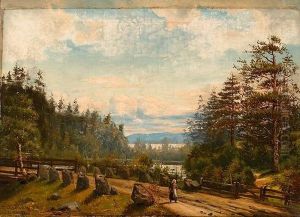 Motiv Fra Laurvigskanten 1877 1877