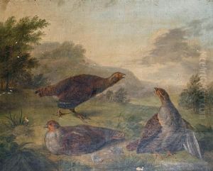 Three Game Birds by Abel Hold