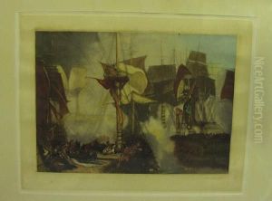 Death Of Nelson At Trafalgar by Albert William Holden