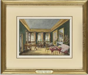 Fanny Holden's Room, Passy, Near Paris by Fanny Holden