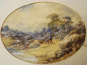 Scottish Landscape Withshepherds by John Holding