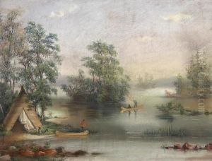 Lake George by Alfred Worsley Holdstock