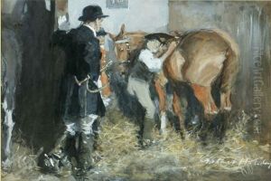 Back In The Stable After The Hunt