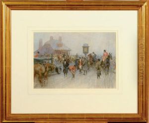 A Meet Outside Of A Pub