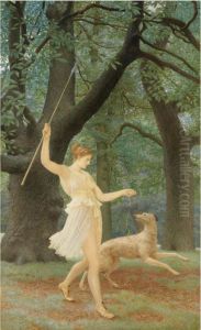 Diana Or Artemis, Queen And Huntress, Chaste And Fair (diana) by Henry Holiday