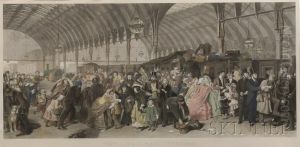 The Railway Station by Francis Holl